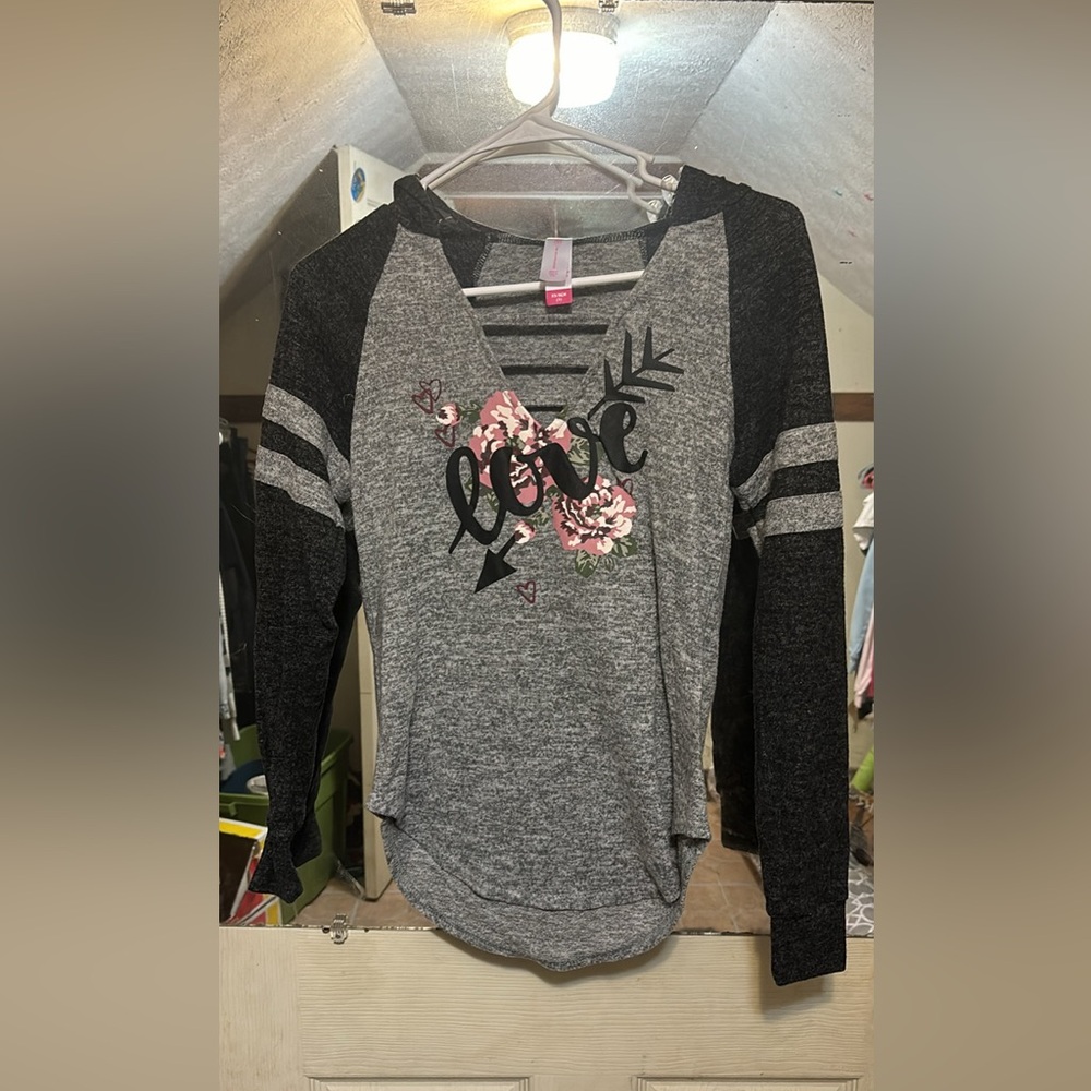 Shirt with a hood